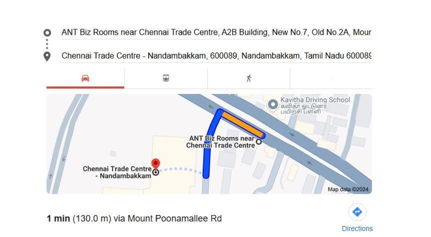 Ant Biz Rooms Near Chennai Trade Centre Luaran gambar
